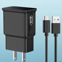 Kit de Carga Rápida para Celulares. (Cable C -USB y Cargador)