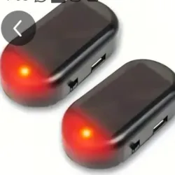 LUCES LED SOLAR ROJAS Y AZULES