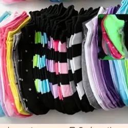 MEDIAS Y CALCETINES CASUALES SURTIDOS DE COLORES 