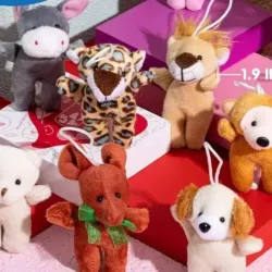 MINI ANIMALES DE PELUCHE PARA JUGAR O COLECCIONAR
