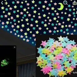 PAQUETES ESTRELLAS FOSFORESCENTES