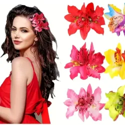 PINZA ORQUIDEA DOBLE PARA CABELLO