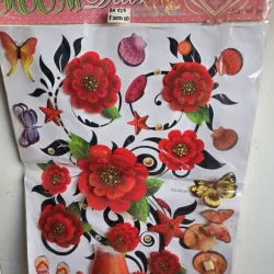 Poster Decorativo de Rosas Rojas