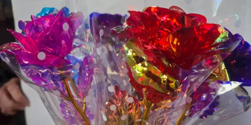 Rosas Eternas Morado