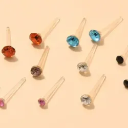 SET 3 PARES DE ARETES HIPOALERGICOS COLORES