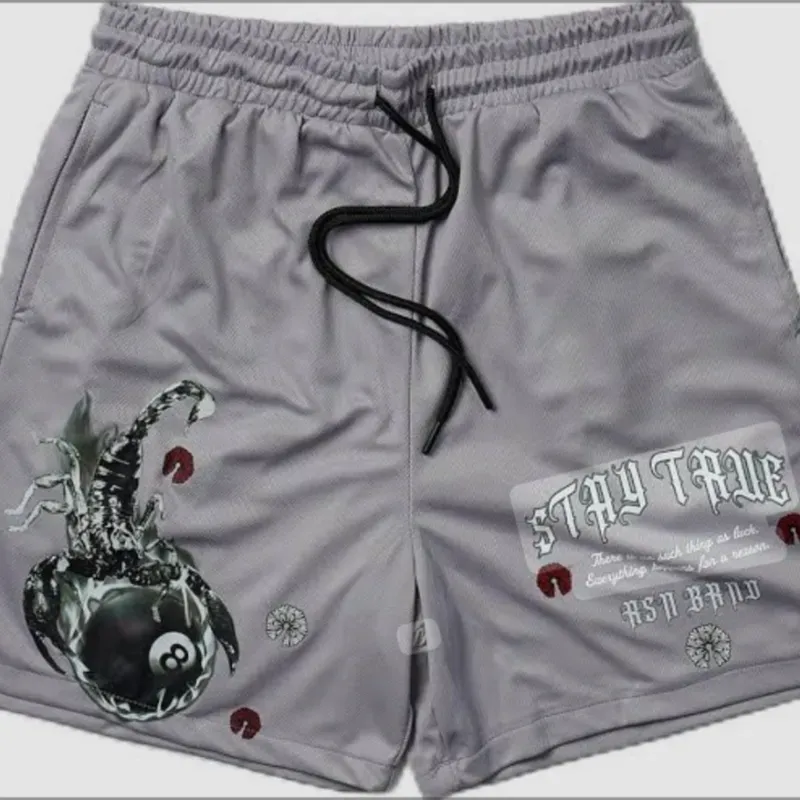 Short Elastizado Reason Estampado  Malla Talla S