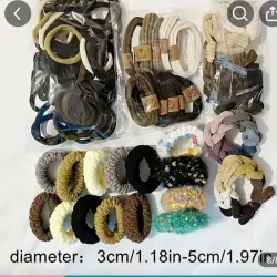 TUBITOS DE 5 Ligas o FELPITAS para Pelo