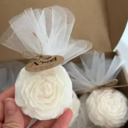 Vela Decorada para Bodas 