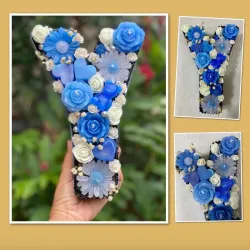 Vela Decorativa Personalizada con Letras