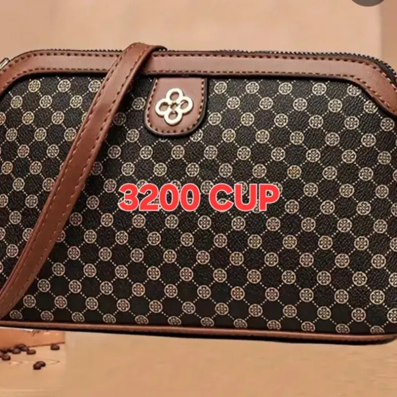 BANDOLERA de CUERO CARMELITA UNISEX