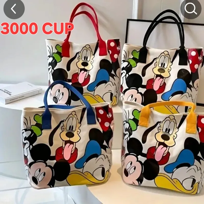 BOLSA de TELA TEMA MINNIE and MICKIE MOUSE