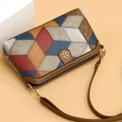 Bolso Bandolera Unisex Diseño Moda Combinado