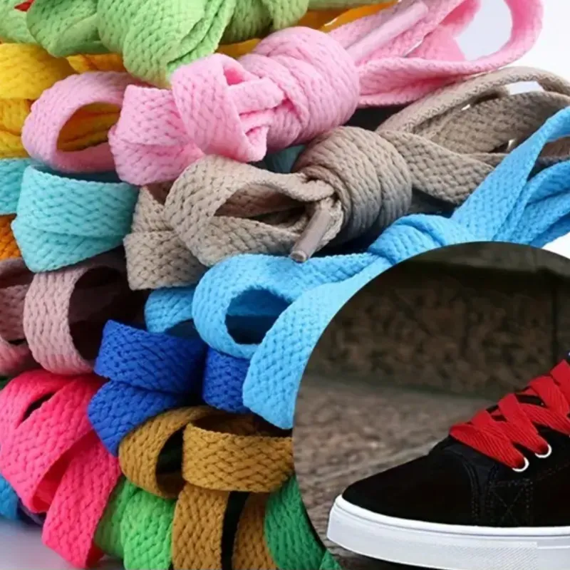 CORDONES BLANCOS ,NEGROS, VARIOS COLORES EN JUEGO DE 2