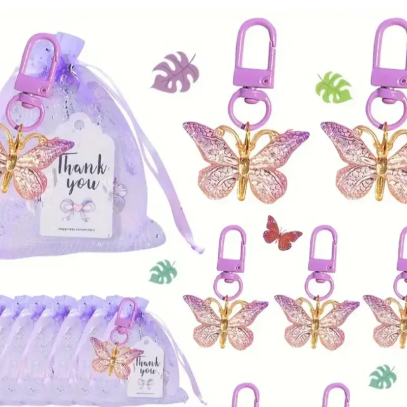 LLAVEROS DE MARIPOSA PARA REGALOS