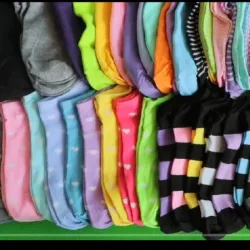 MEDIAS Y CALCETINES CASUALES SURTIDOS DE COLORES 