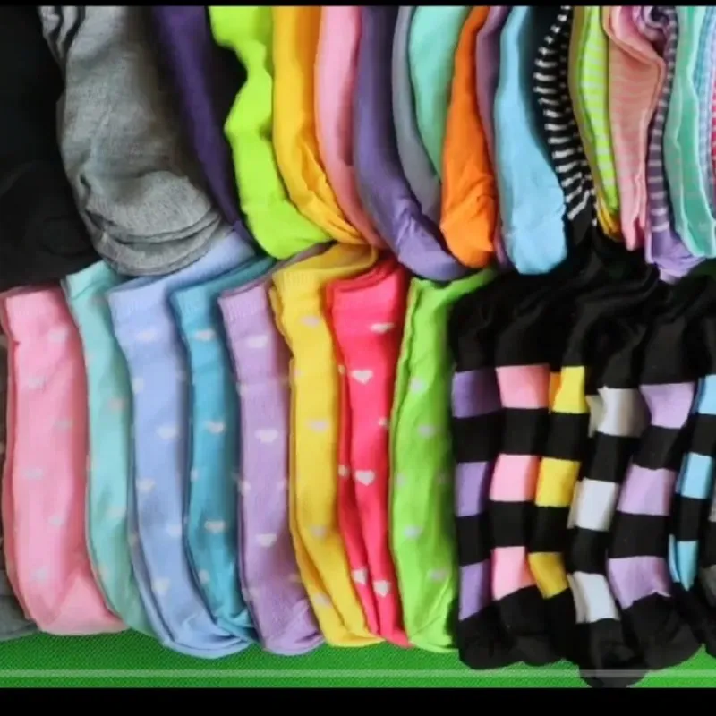 MEDIAS Y CALCETINES CASUALES SURTIDOS DE COLORES 
