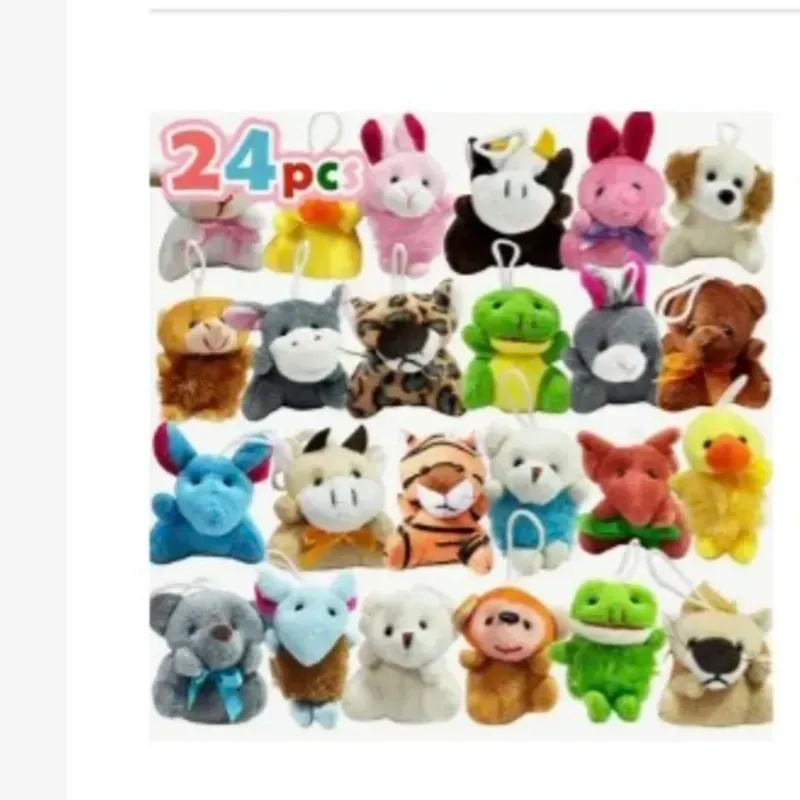 MINI ANIMALES DE PELUCHE PARA JUGAR O COLECCIONAR