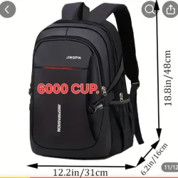 Mochila casual Color Negro JINGPIN