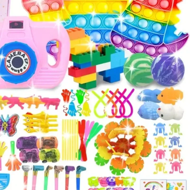 Set de juguetes para cumpleaños CAJA
