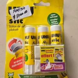 SET GOMAS DE PEGAR TUBOS DE 3 U