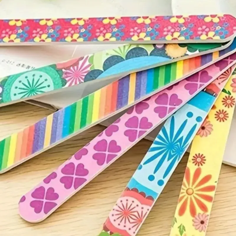 SET LIMAS DE UNAS ROSADAS