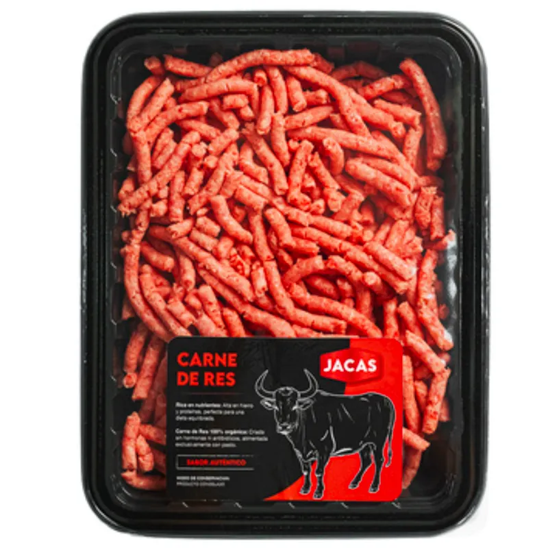 Bandeja de carne de res molida 