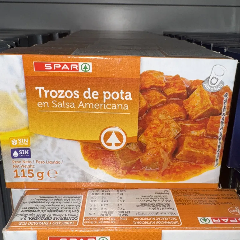 Pulpo en salsa americana 