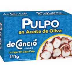 PULPO EN ACEITE OLIVA 111 DECANCIO FOODS