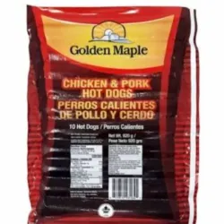 Salchicha de pollo y cerdo