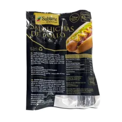 Salchicha de pollo sublime 340g