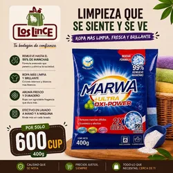 DETERGENTE EN POLVO (400g)