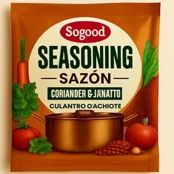 SAZÓN CON CULANTRO Y ACHIOTE