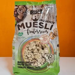 Cereal Muesli crujiente frutos cecos 500g