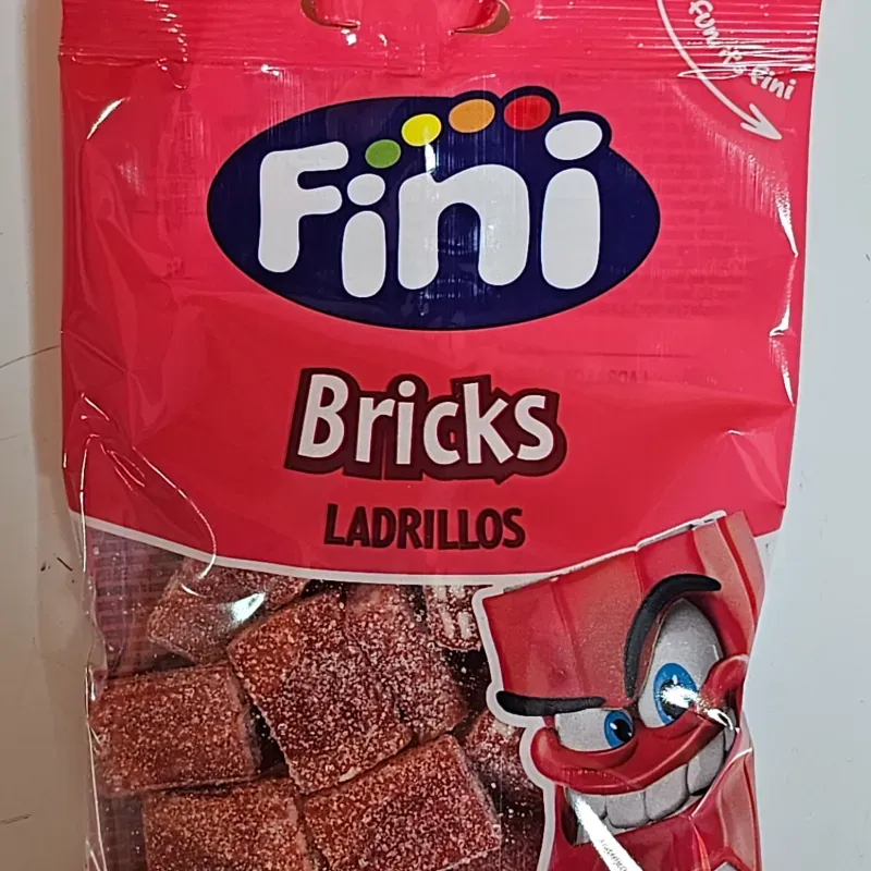 Gomitas ladrillos de fresa 90gr