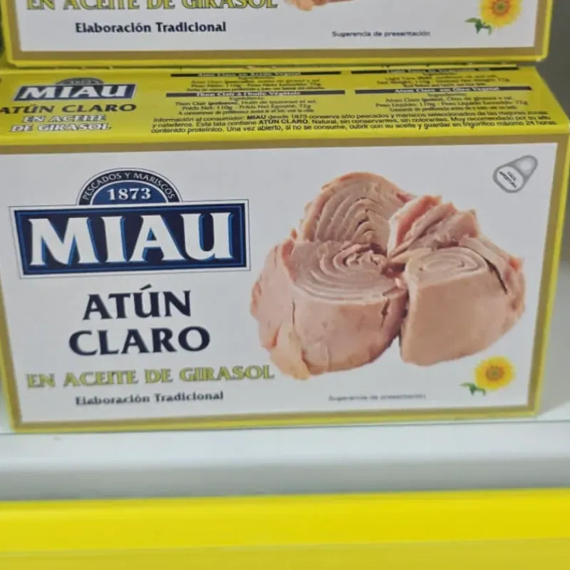 Lata de Atún claro en aceite de Girasol  110g