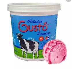 Pote de helado Gustó de Fresa 🍓  1L