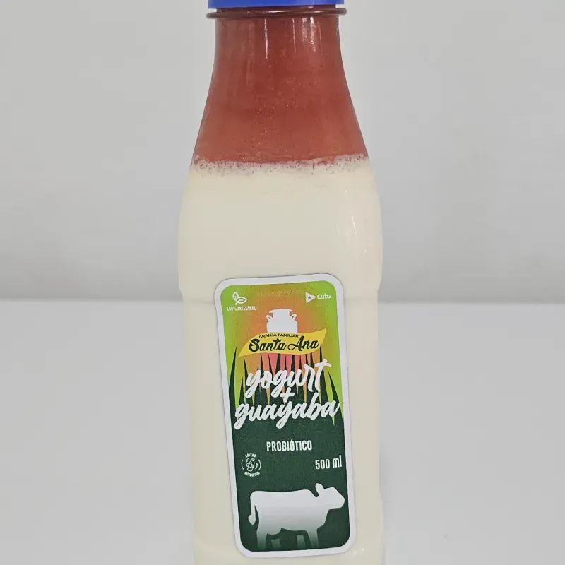 Yogur Santa Ana con mermelada de guayaba 500ml
