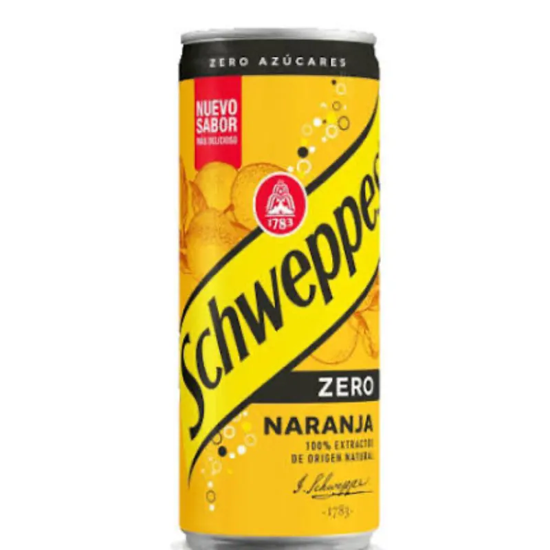 Agua Tonica Naranja Zero Scheweppes 