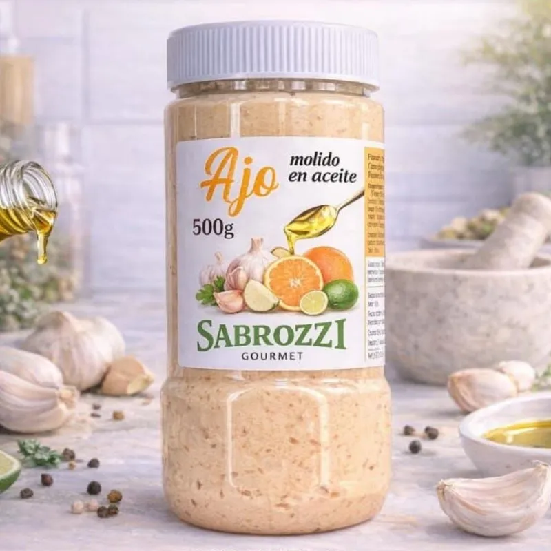 Ajo Molido con Aceite Sabrozzi