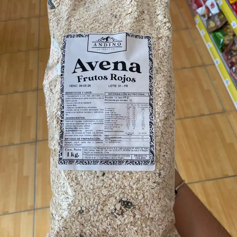 Avena con Frutos Rojos 