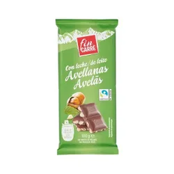 Barra de Chocolate con Avellanas Fin Carre 