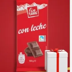 Barra de Chocolate con Leche Fin Carre 