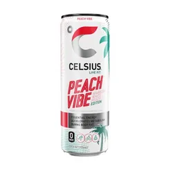 Bebida Energizante Peach Vibe Celsius 