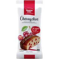 Bizcocho con Cerezas y Cacao Cherrychoc Montes Lara 