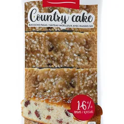Bizcocho con Pasas Country Cake Montes Lara 