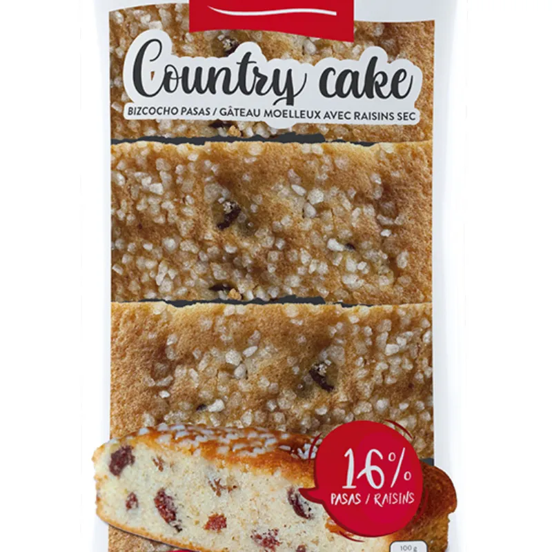 Bizcocho con Pasas Country Cake Montes Lara 
