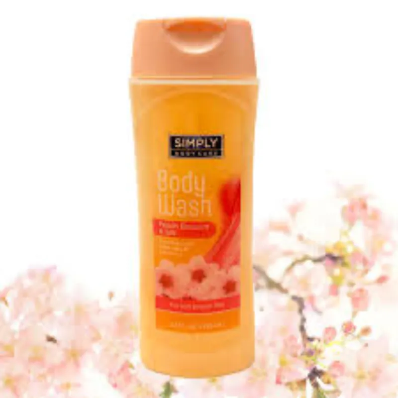 Body Wash Peach Blossom & Silk Simply 