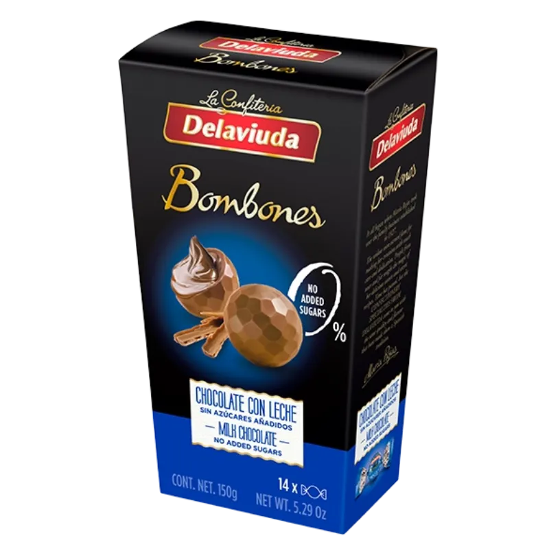 Bombones Chocolate con Leche Delaviuda 