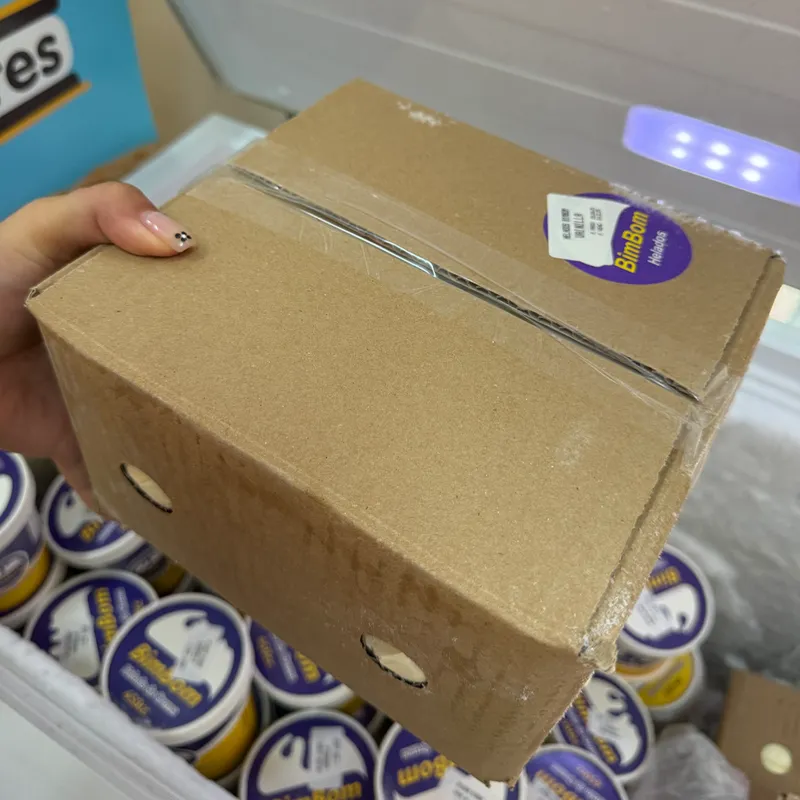 Caja de helado Vainilla BimBom 