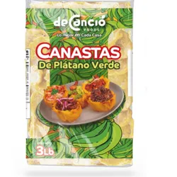 Canasta de Plátano Verde 